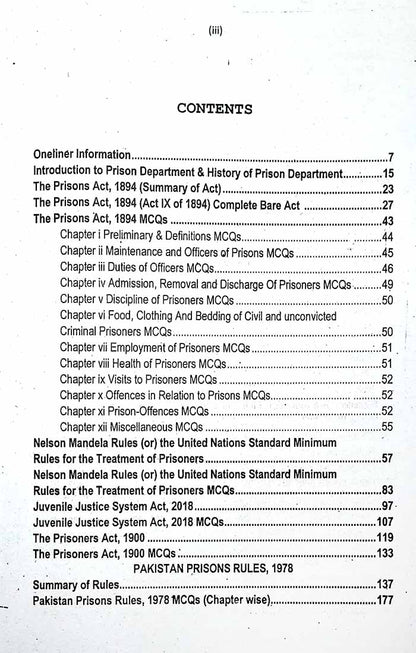 Prison Laws: Prison Rules & Prison Act by Asif Azeem and Rai Muhammad Iqbal Kharal, MKG