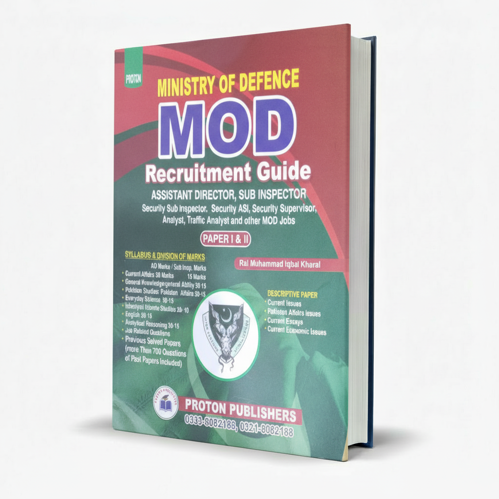 Proton Ministry of Defence MOD Recruitment Guide Paper 1 & 2 by Rai M. Iqbal Kharal MKG