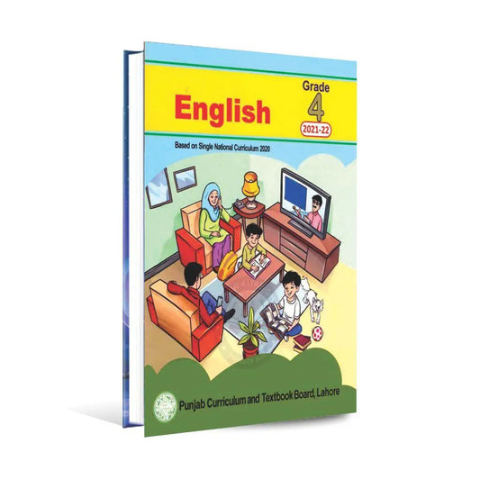 Punjab Text Book English For Grade 4th Edition 2021-22