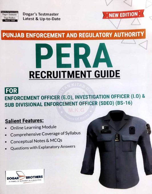 Punjab Enforcement & Regulatory Authority PERA Guide MKG