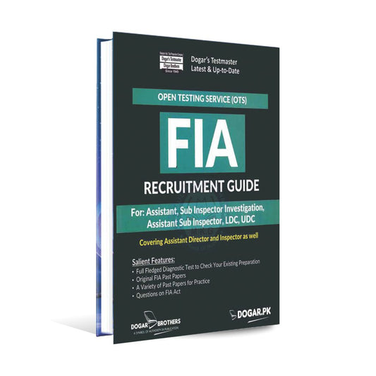 OTS FIA Recruitment Guide Book For LDC UDC By Dogar Brothers Multan Kitab Ghar