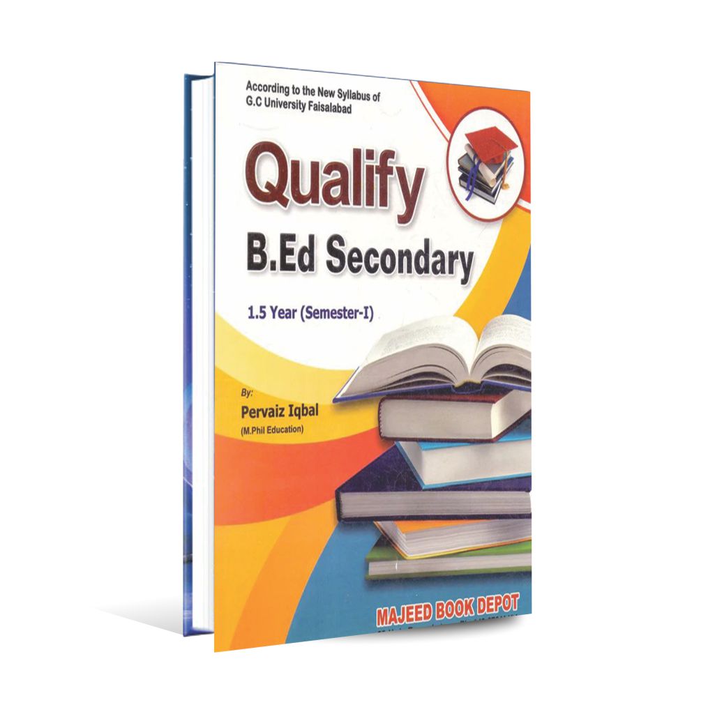 Qualify B Ed Secondary 1.5 Year Semester 1 By Pervaiz Iqbal Multan Kitab Ghar