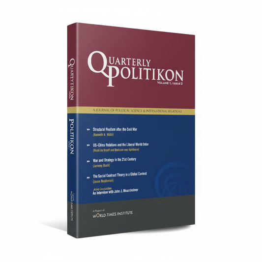 Quarterly Politikon Volume 1 Issue 2 Political Science Journal - MKG