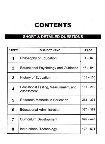 Qulify M.Ed Volume 2 Comprehensive Examination (Semester System) and University Examination (Annual System) By Pervaiz Iqbal Multan Kitab Ghar