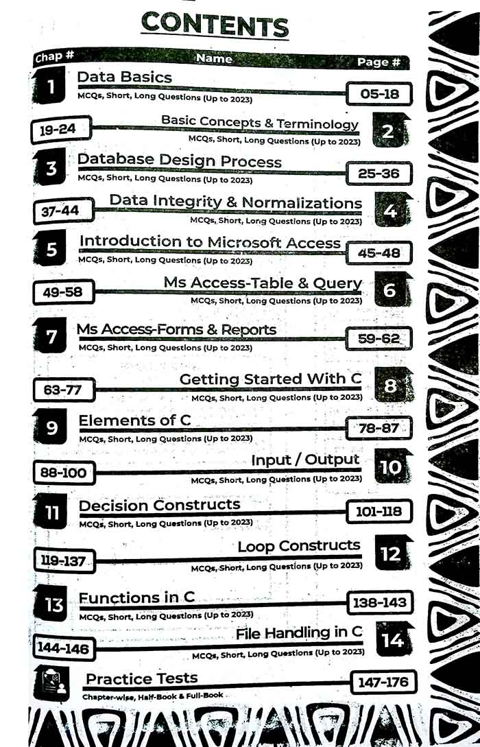 Scholar Series up to date Past Papers of Computer 2017-2024 for Class 12 Multan Kitab Ghar