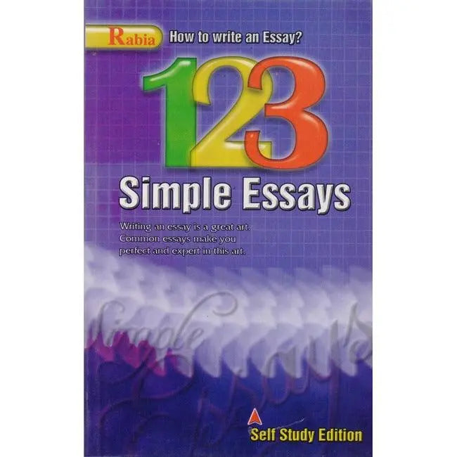 Rabia 123 Common Essays Book by M. Zaman and Naveed Akhtar Multan Kitab Ghar