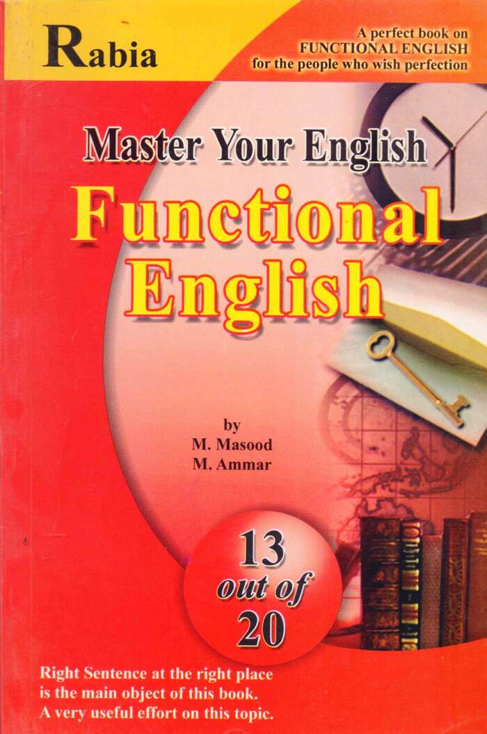 Rabia Functional English Book 13 Out Of 20 By M. Masood