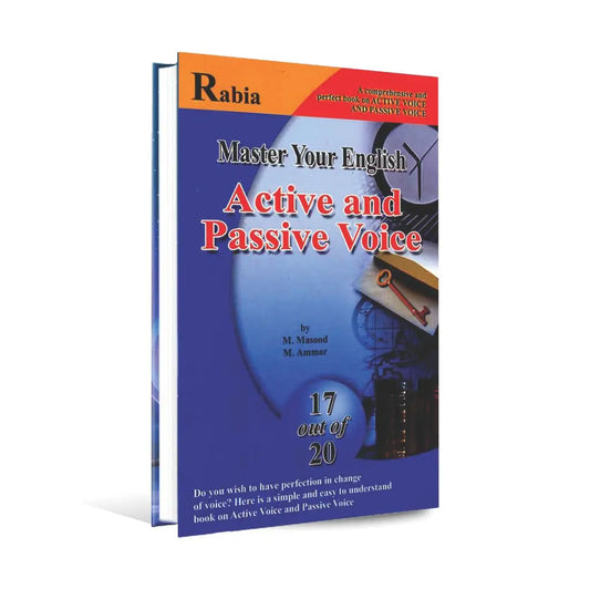 Rabia Master Your English Active and Passive Voice Book By M. Masood Multan Kitab Ghar