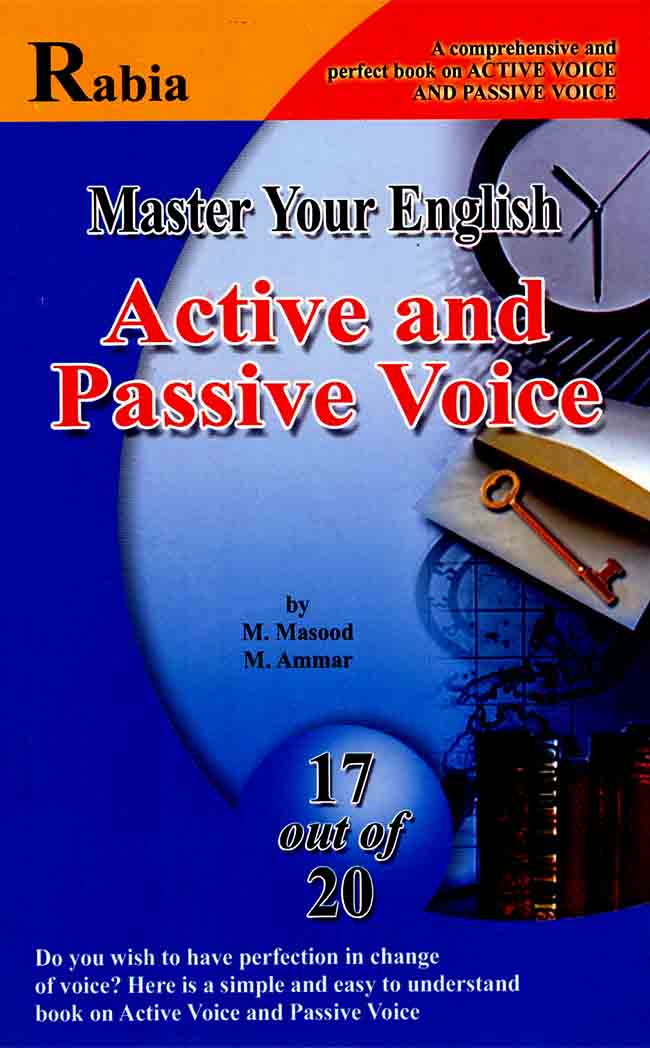 Rabia Master Your English Active and Passive Voice Book By M. Masood Multan Kitab Ghar