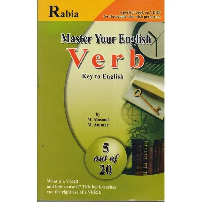 Rabia Master Your English Verb key to English Book Multan Kitab Ghar