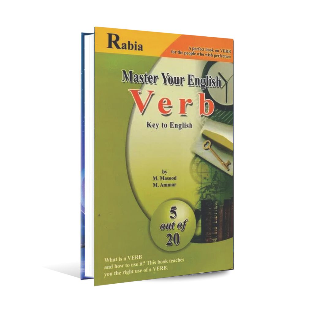 Rabia Master Your English Verb key to English Book Multan Kitab Ghar