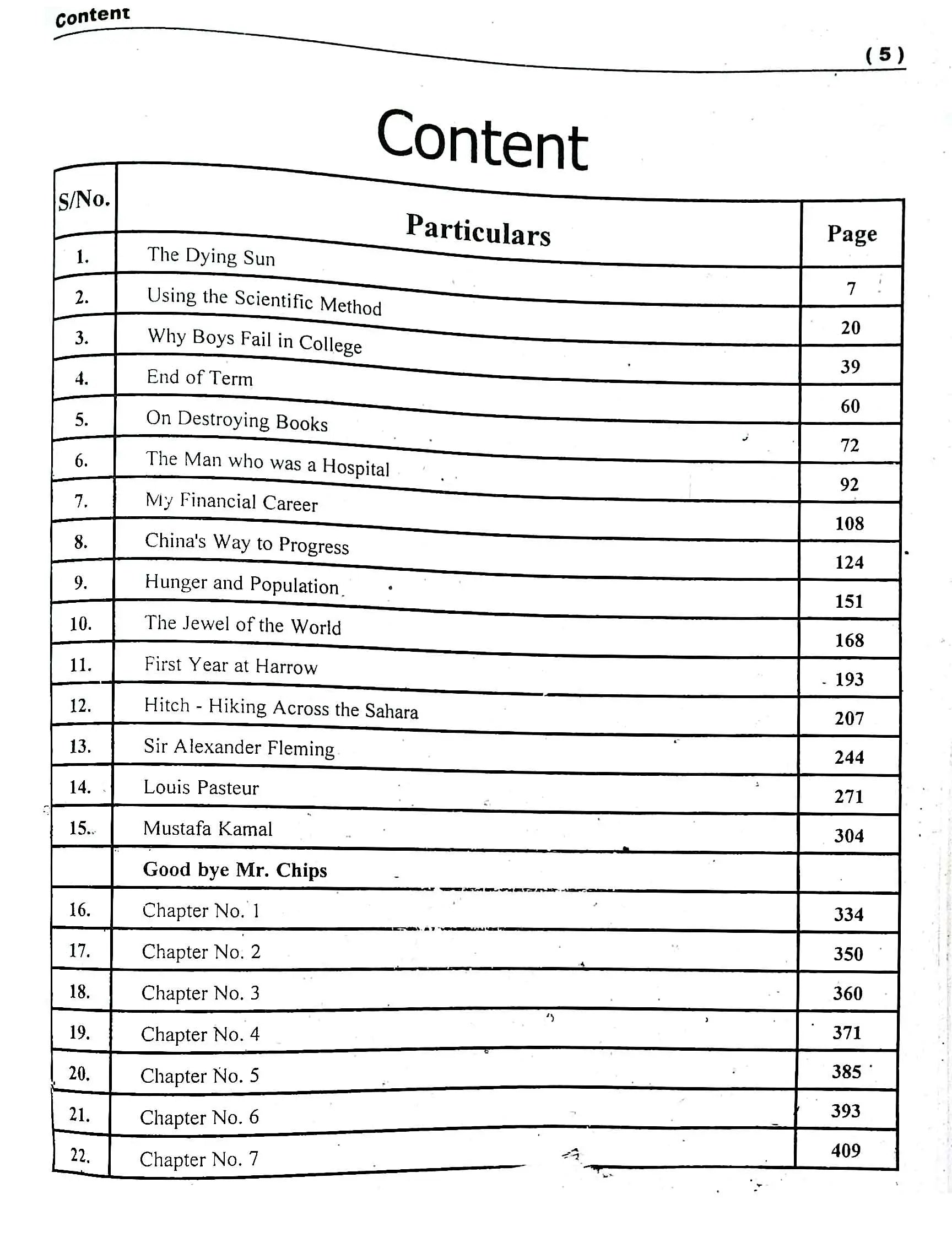 Radiant English Grammar Composition for Part-II By Pro. Tariq Ali Mayo Multan Kitab Ghar