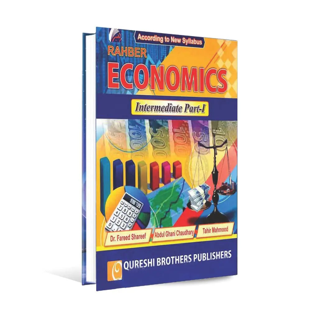 Rahber Economics Book For Intermediate part I By Qureshi Brothers Multan Kitab Ghar