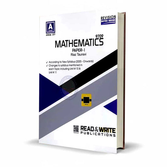 Read & Write A Level Mathematics 9709 Paper-I Riaz Taunsvi