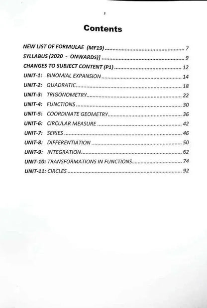 Read & Write A Level Mathematics 9709 Paper-I Riaz Taunsvi