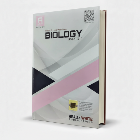 Read & Write A Level Biology 9700 Paper 4 Topical Workbook – Exam Practice Guide - MKG