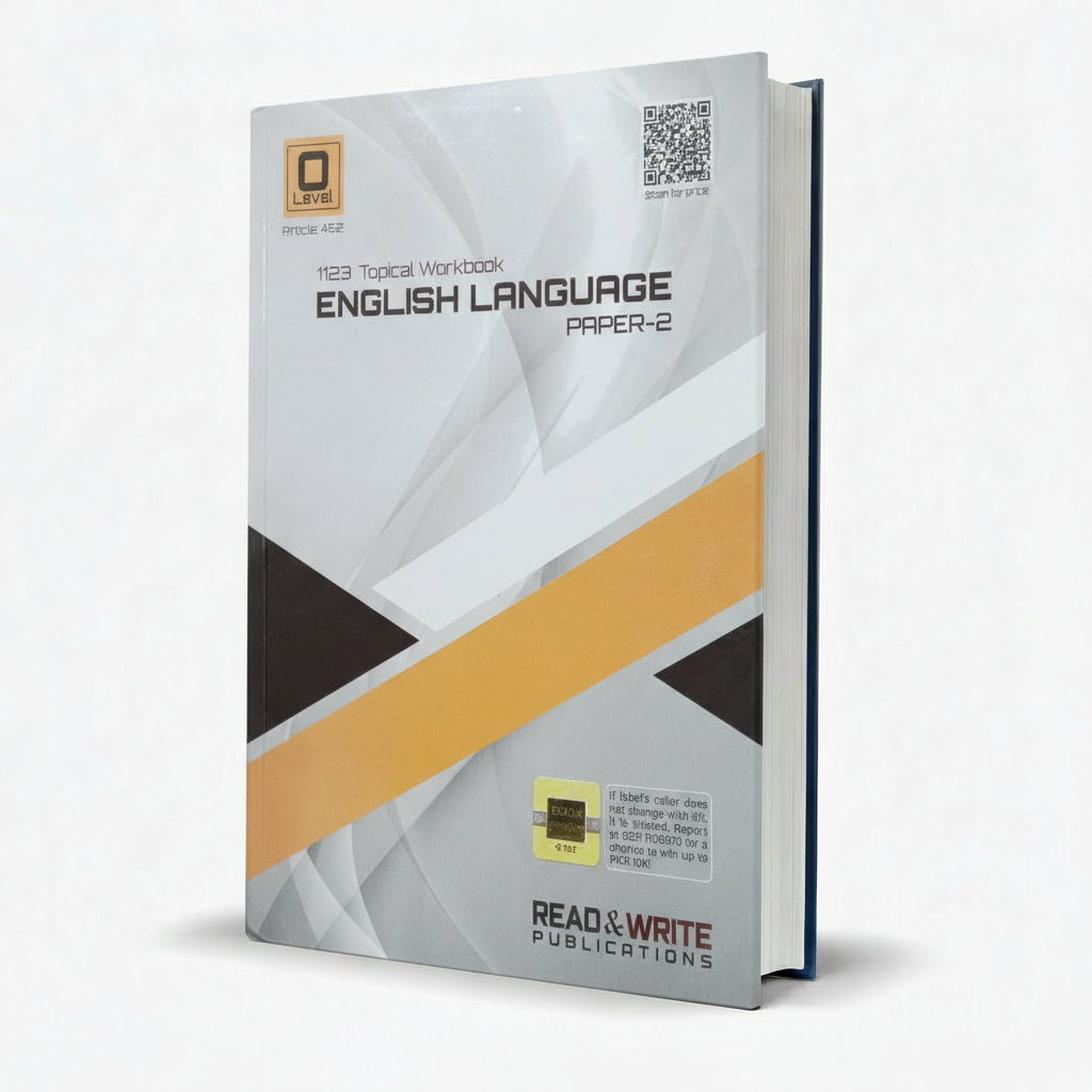 Read Write O Level English Language Book 1123 paper-2 Yearly worked solutions by Iman Latif MKG