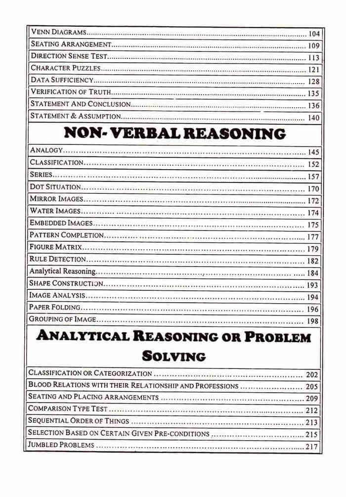 Reasoning Verbal, Non Verbal & Analytical Book For Competitive Exams By Attique Malik Multan Kitab Ghar