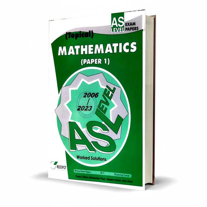 Redspot Mathematics (Topical Paper 1) Worked Solutions for AS Level Exam Paper 2006 - 2023 By Muhammad Raza