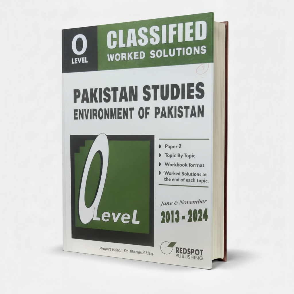 Redspot O Level Classified Pakistan Studies Environment of Pakistan by Dr. Iftikhar ul Haq – Exam Guide - MKG