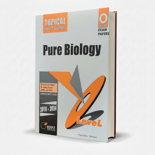 Redspot Pure Biology Topical Worked Solutions for O Level Exam Paper's By M. Ishaq Khan - MKG