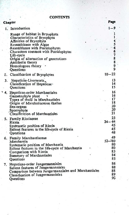 S.F. Ali Botany Series – A Textbook of Bryophyta | For BSc, BS, MSc Botany Students