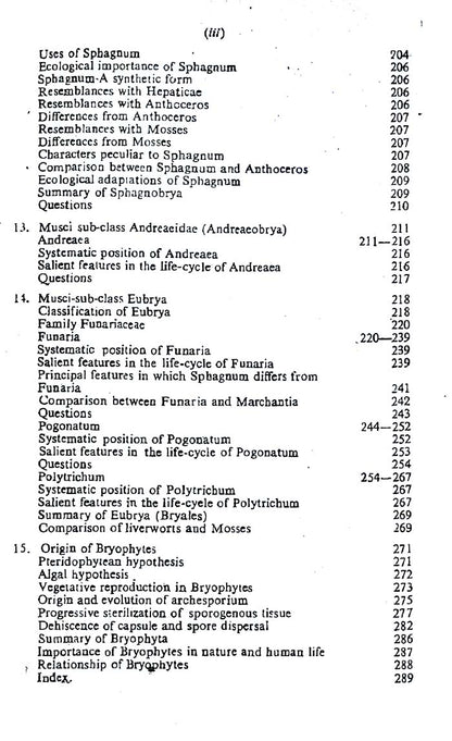 S.F. Ali Botany Series – A Textbook of Bryophyta | For BSc, BS, MSc Botany Students