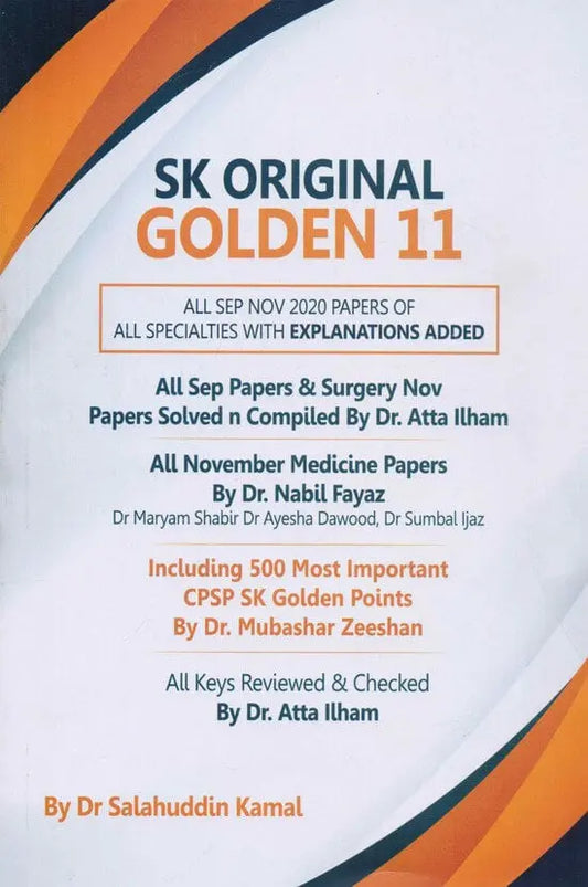 SK Original Golden 11 Papers By Dr Salahuddin Kamal and Nabil Fayaz Multan Kitab Ghar