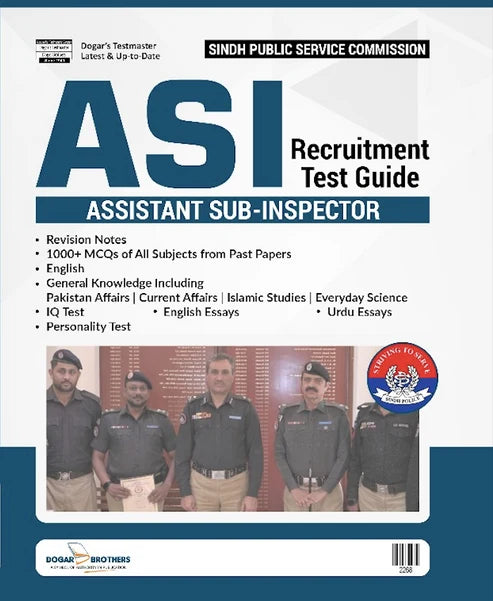 SPSC ASI Recruitment Test Guide | Dogar Assistant Sub-Inspector Latest