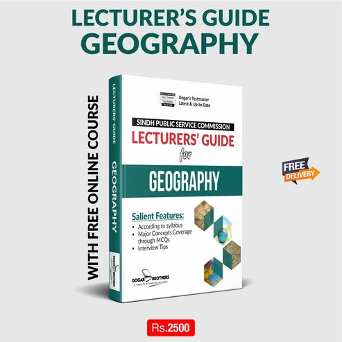SPSC Lecturers Guide for Geography | Dogar Brothers Free Online Course