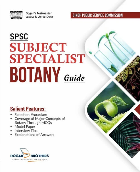 SPSC Subject Specialist Botany Guide | Dogar Brothers Latest Edition