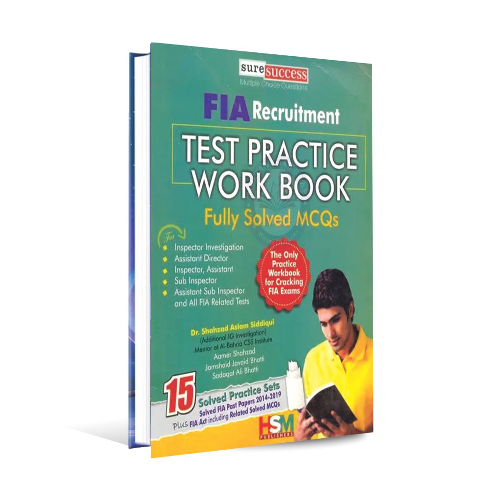 SS FIA Recruitment Guide Book By Dr. Shahzad Aslam Siddiqui Multan Kitab Ghar