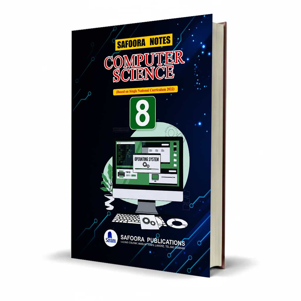 Safoora Notes Computer Science Class 8 English Medium | Latest Edition