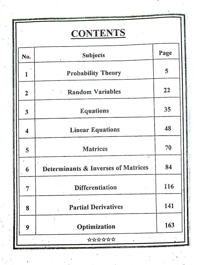 Sahar Business Mathematics [1429 - 5405] for BS B.Com AD By Nazir - A Chaudhary Multan Kitab Ghar