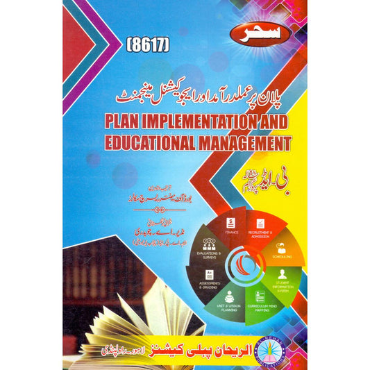 Sahar Plan Implementation and Educational Management 8617 BEd by Nazir A Chaudhary MKG