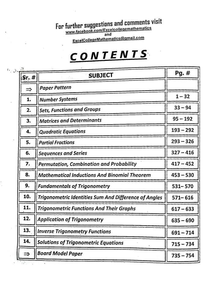 Scholar Series Mathematics 11 Algebra Trignometry Book by Nazakat Khan and Faisal Akbar