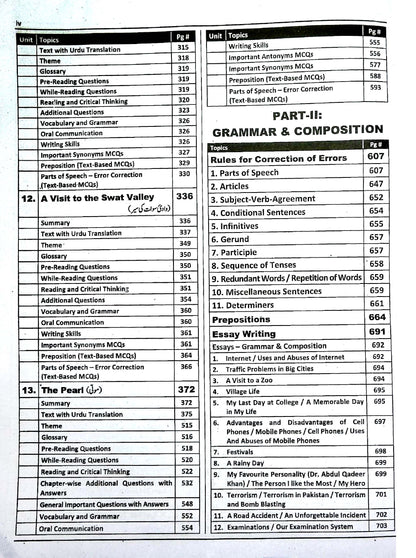 Scholar English Class 12 Grammar & Composition | Punjab 2026