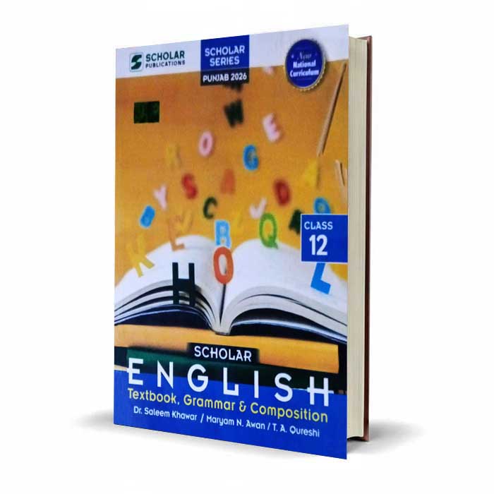 Scholar English Class 12 Textbook, Grammar & Composition | Punjab 2026