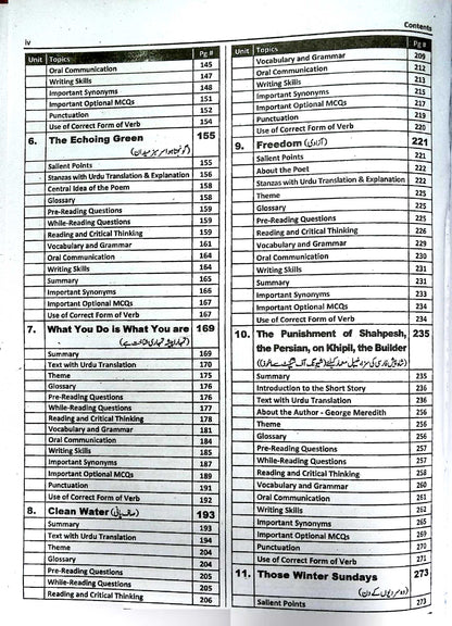 Scholar English Grammar Composition Book With Textbook Supplement for 1st Year By Saleem Khawar