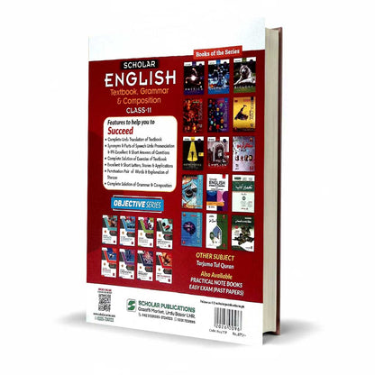 Scholar English Grammar Composition Book With Textbook Supplement for 1st Year By Saleem Khawar