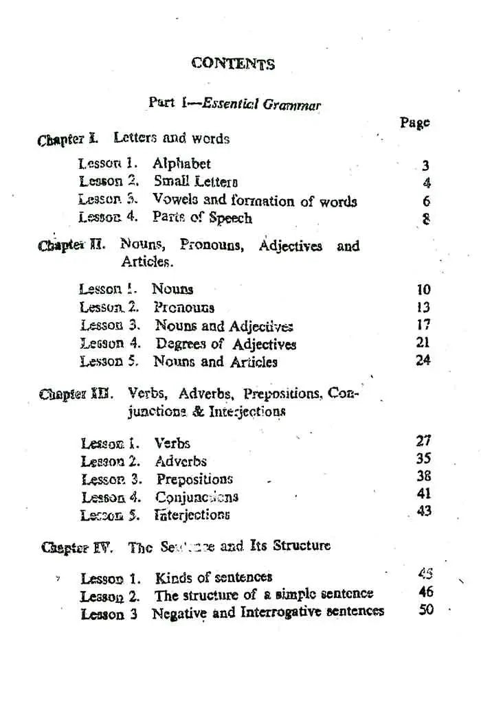 Scientific English Grammar Book With Composition and Translation Part 1 by R.B.Khan
