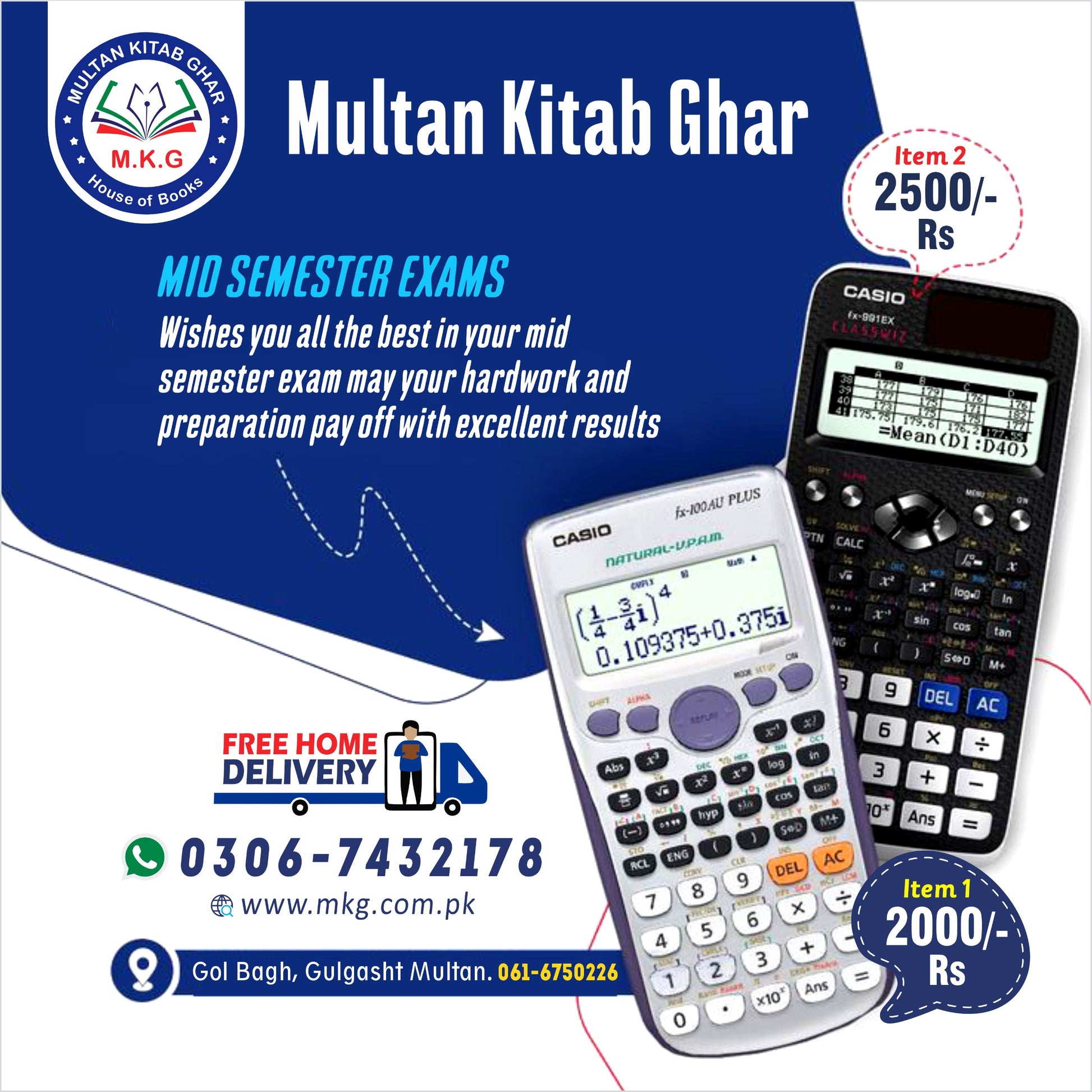 Scientific Calculator for Exams | University & College Students Calculator - MKG