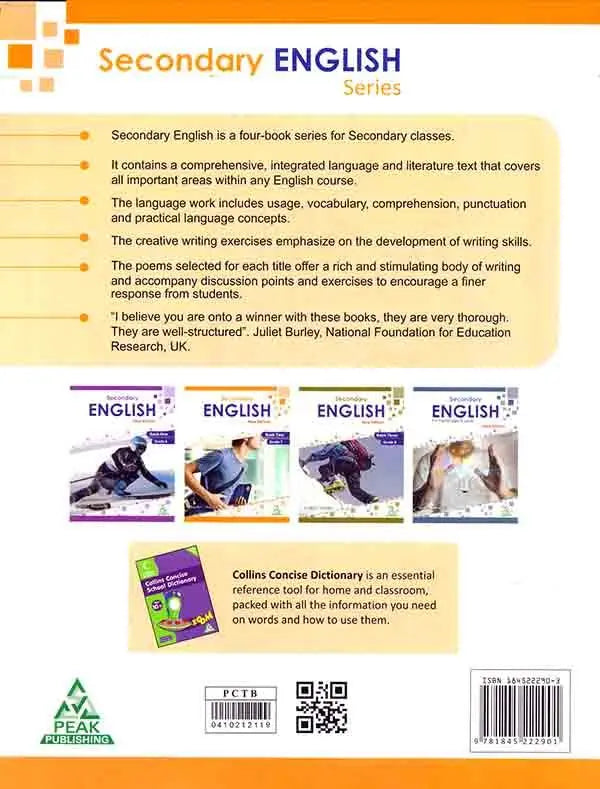 Secondary English Book 2 New Edition By Sadler/ Hayllar