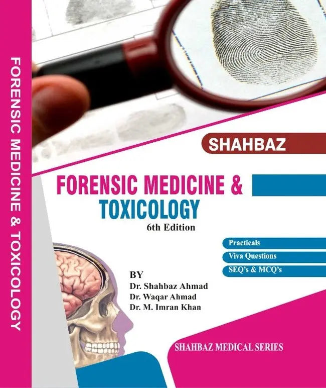 Shahbaz Forensic Medicine and Toxicology Book 6th Edition in Pakistan Multan Kitab Ghar