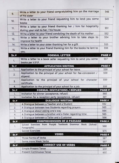 Captain Series Sharrah All in One English Subjective + Objective Keybook for Class 9