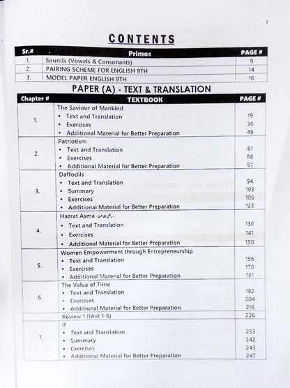 Captain Series Sharrah All in One English Subjective + Objective Keybook for Class 9 - MKG