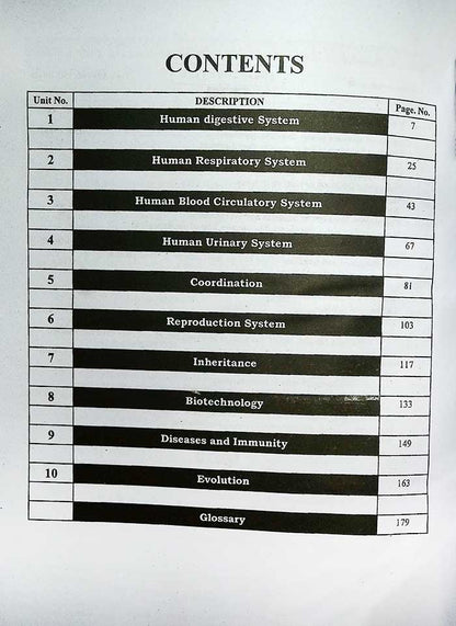Sharah Biology Subject + Objective Key Book for Class 10 2026 Edition By Captain Series - MKG