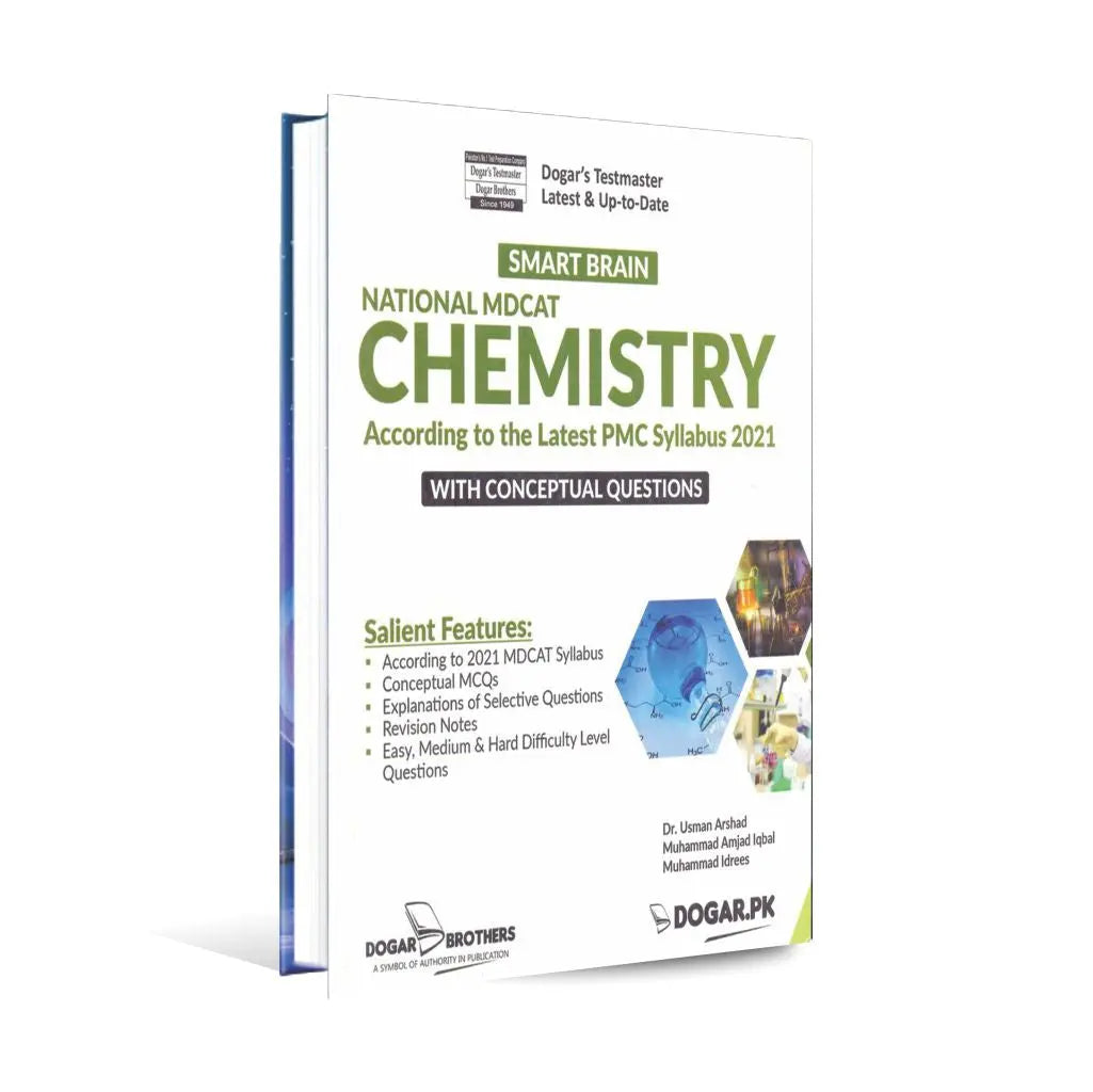 Smart Brain National MDCAT Chemistry Book By Dogar Brothers Multan Kitab Ghar