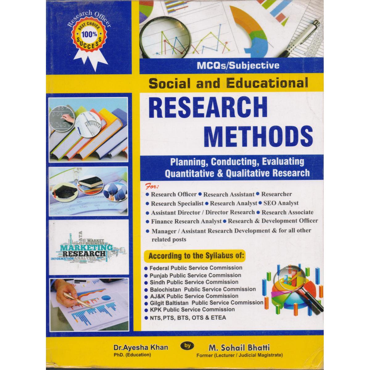 Social & Educational Research Methods MCQs/Subjective by Ayesha Khan - MKG