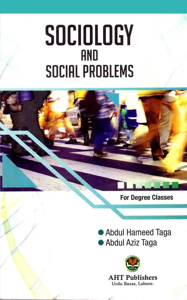 Sociology and Social Problems Book by Abdul Hameed Taga Multan Kitab Ghar